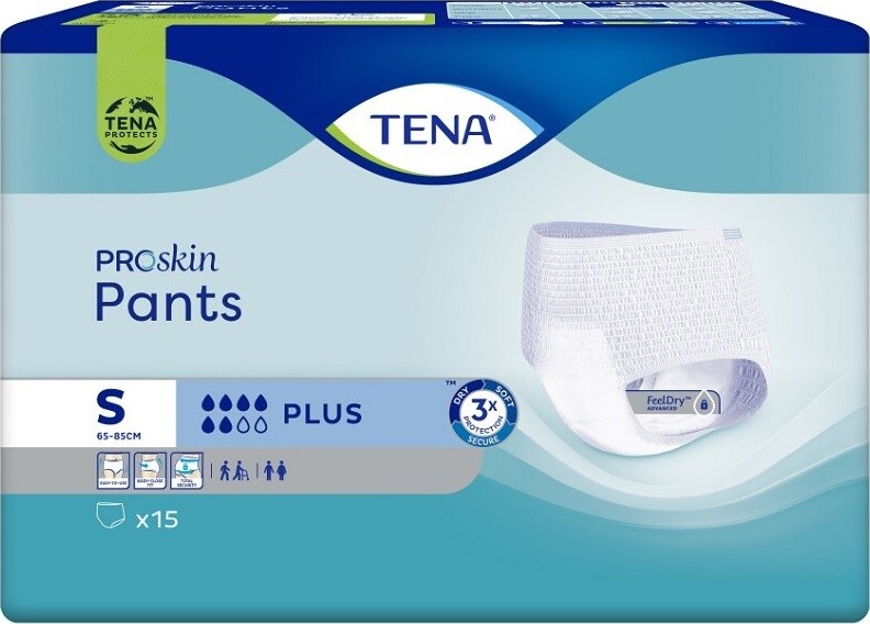 TENA Pants Plus S Inkontinenční kalhotky (15 ks)