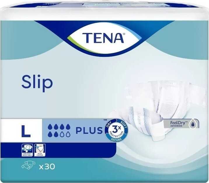 TENA SLIP PLUS LARGE KALHOTKY ABSORPČNÍ ZALEPOVACÍ