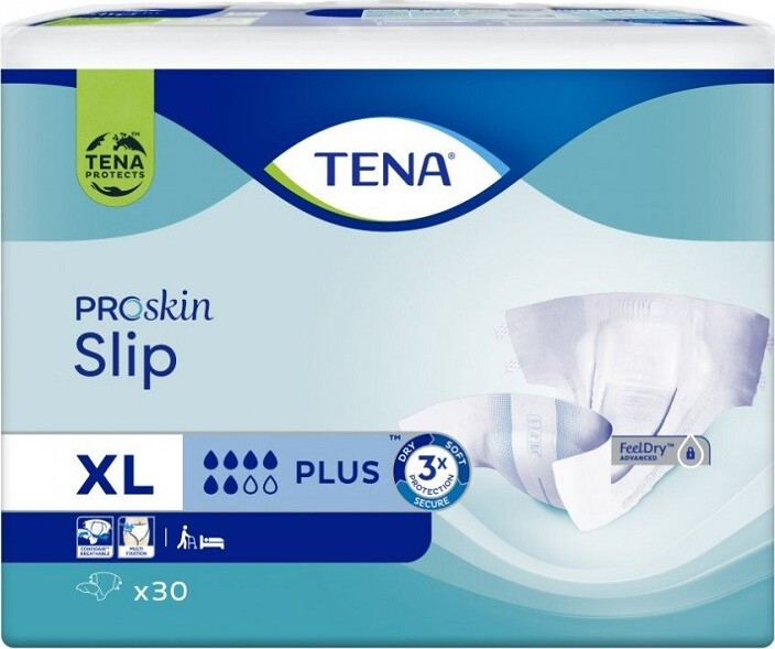 TENA Slip Plus XL Inkontinenční kalhotky (30 ks)