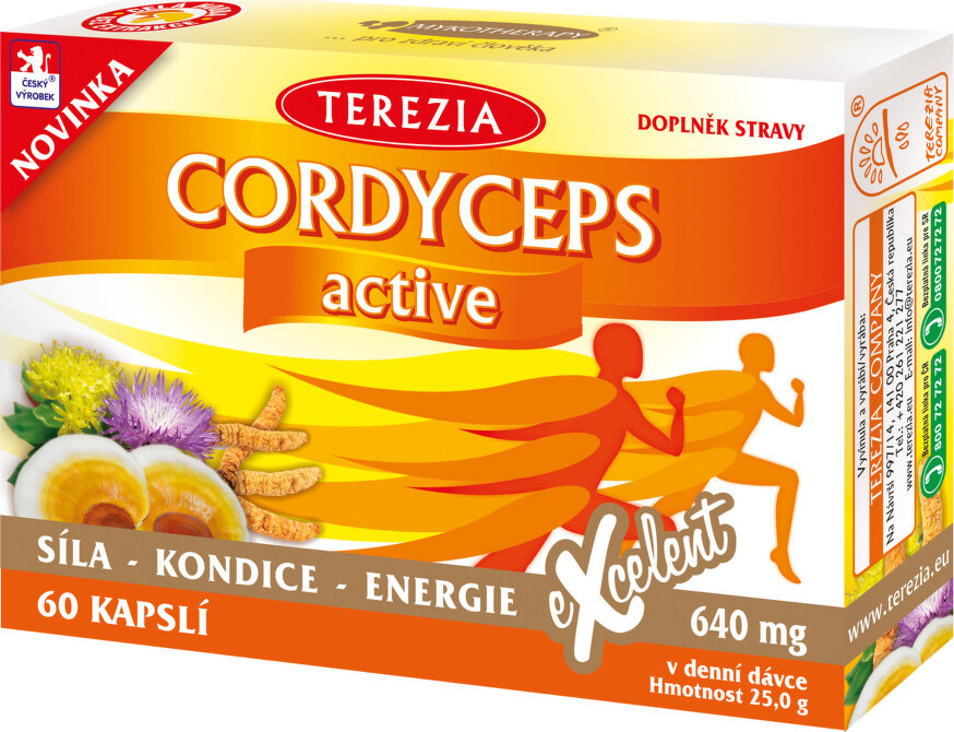 TEREZIA CORDYCEPS active 60 kapslí