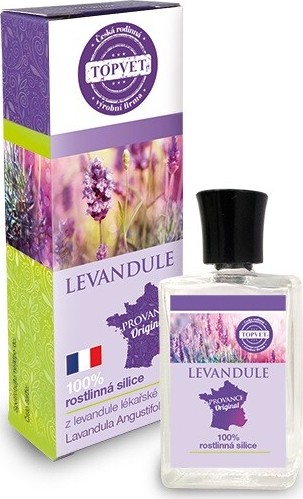 TOPVET Levandule 100% rostlinná silice 10ml