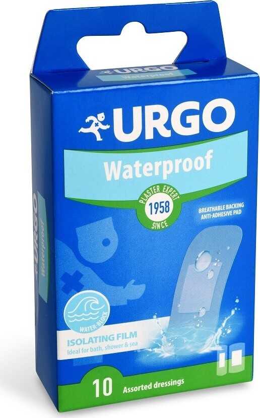 URGO WATERPROOF Voděodolná náplast 10ks NOVÁ