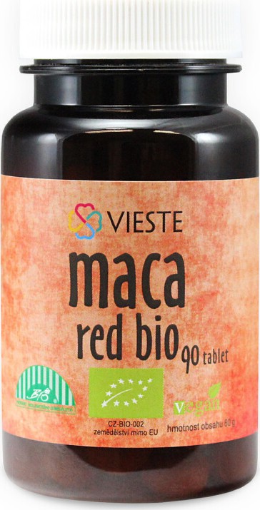 Vieste Maca red BIO tbl.90