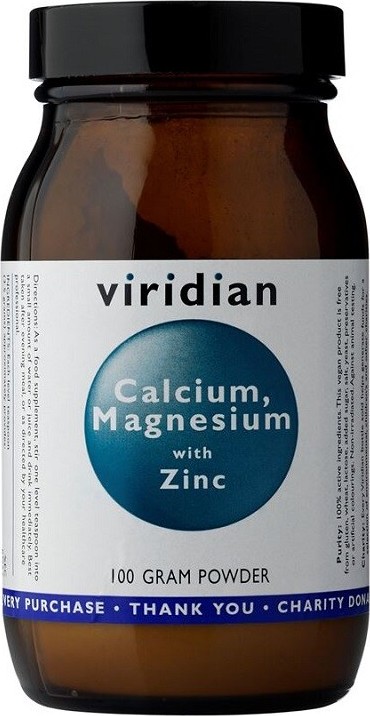 Viridian Calcium Magnesium with Zinc 100g