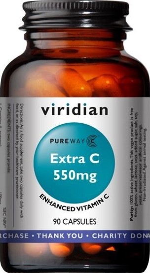 Viridian Extra C 550mg cps.90