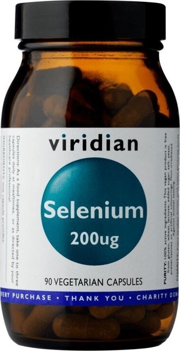 Viridian Selenium 200ug cps.90