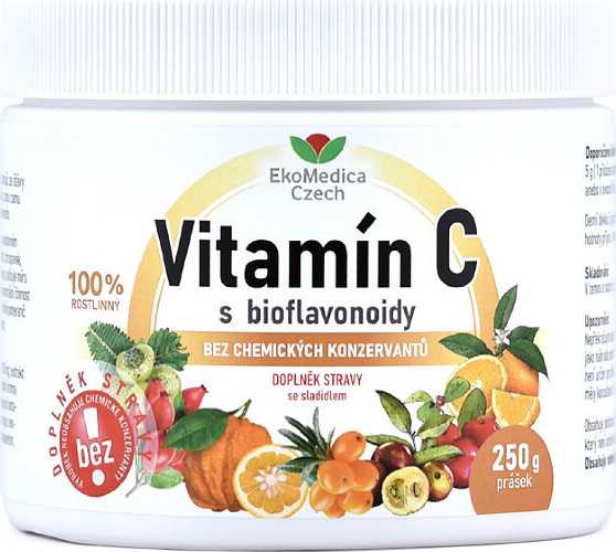 Vitamín C s bioflavonoidy 250g EKOMEDICA