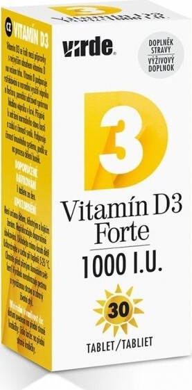 Vitamín D3 Forte 1000 I.U.tbl.30