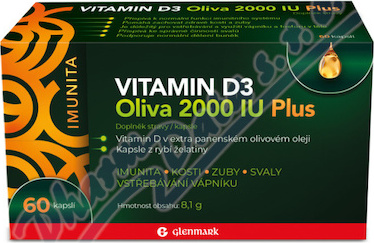 Vitamin D3 Oliva Plus 2000 IU cps.60