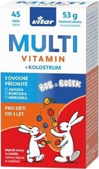 Vitar Kids Multi+kolostrum tbl.45