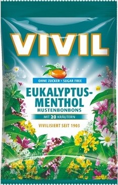 Vivil Eukalyptus-mentol+20 druhů bylin 60g