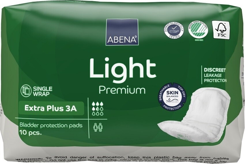 VLOŽKY ABSORPČNÍ ABENA LIGHT EXTRA PLUS 3A 650ML