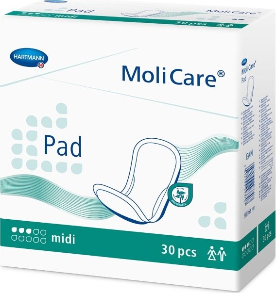 VLOŽKY ABSORPČNÍ MOLICARE PAD 3 KAPKY MIDI 481ML