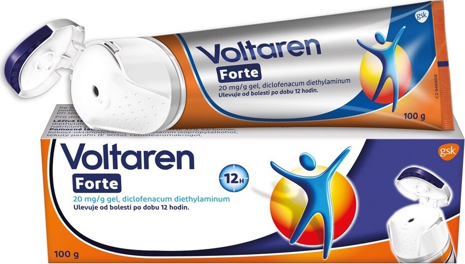 VOLTAREN FORTE 20MG/G gel 100G IIB