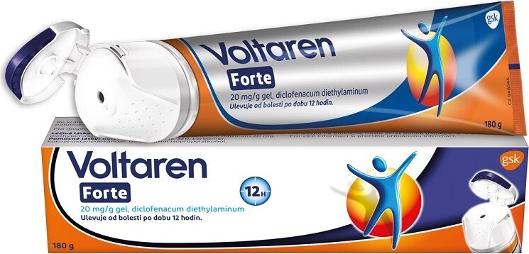 VOLTAREN FORTE 20MG/G gel 180G IIB