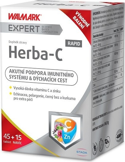 Walmark Herba-C Rapid 45+15 tablet navíc