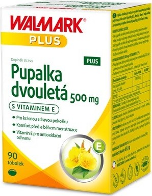 Walmark Pupalka 500mg s vit.E PLUS tob.90