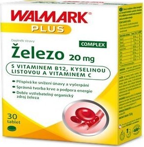 Walmark Železo 20mg tbl.30