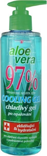 Aloe vera 97% chladivý gel po opalování 250ml