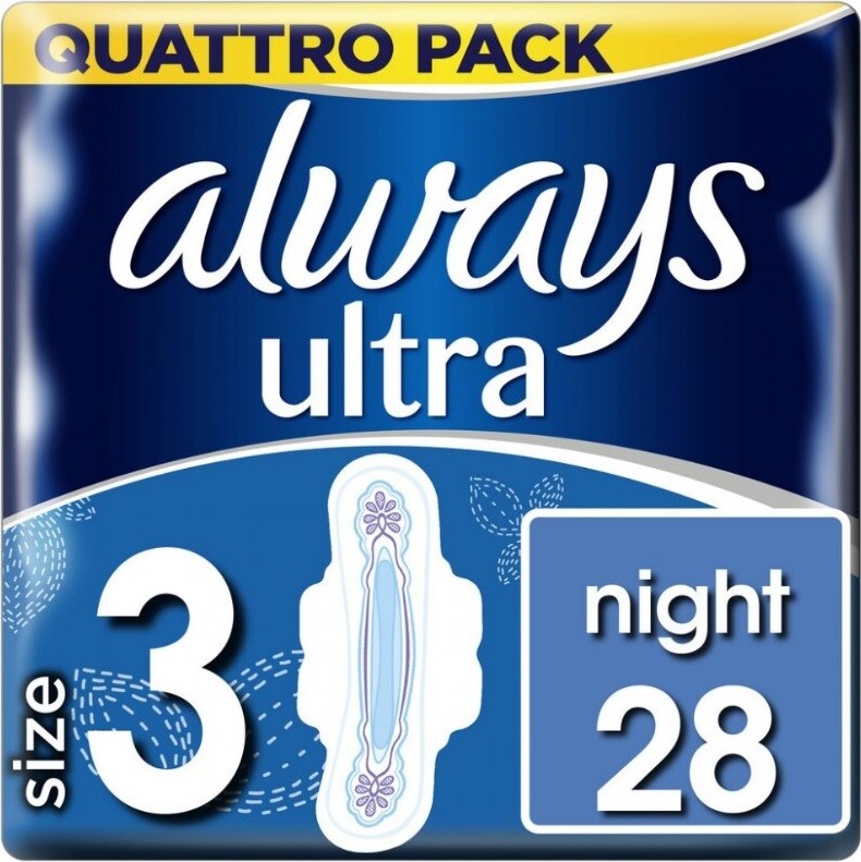 Always vložky Ultra Night 28ks