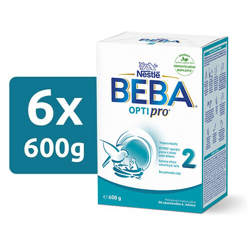 BEBA OPTIPRO 2 600g - balení 6 ks