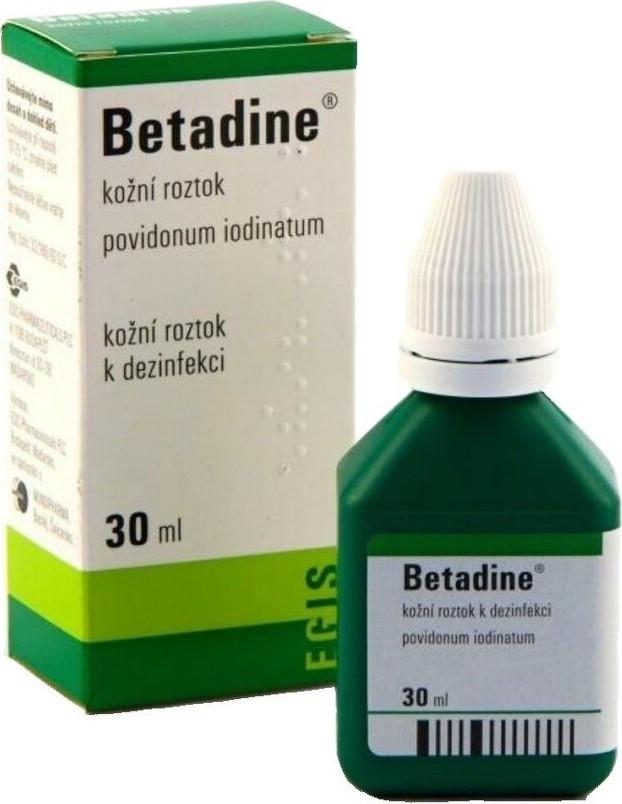 BETADINE 100MG/ML kožní podání roztok 30ML