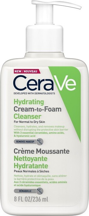 CERAVE Čisticí pěnící krém 236ml