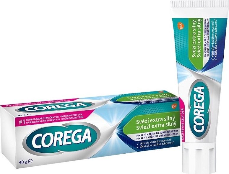 Corega Svěží extra silný 40g