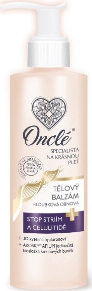 Dámský tělový balzám ONCLÉ s kmeovými buňkami na strie 200ml