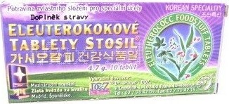 Eleuterokokové tablety Stosil 4.7g=10tbl.