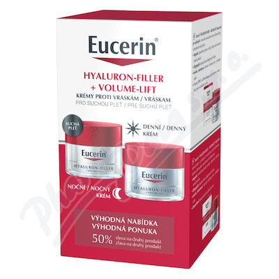 EUCERIN HYALURON-FILLLER+VOL.den+noc.kr.2x50ml2023