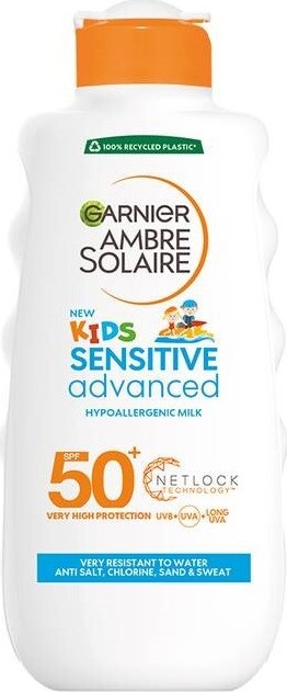 Garnier Ambre Solaire opalovací mléko s velmi vysokou ochranou pro děti SPF50+ 200ml