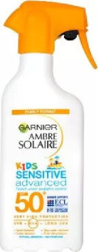 GARNIER AmbreSolaire Kids Sensitive Advanced SPF50+ sprej 270ml