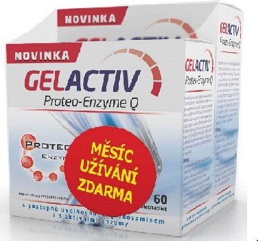 GelActiv Proteo-Enzyme Q tbl.120+60 tbl. ZDARMA