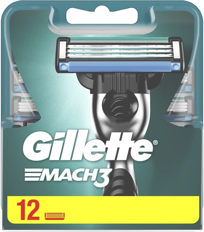 Gillette Mach3 náhradní hlavice 12ks