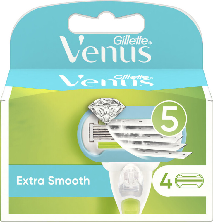 Gillette Venus5 Smooth náhradní hlavice 4ks