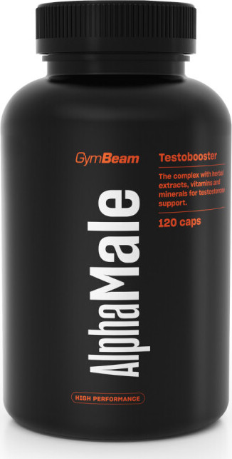 GymBeam AlphaMale 120 kapslí