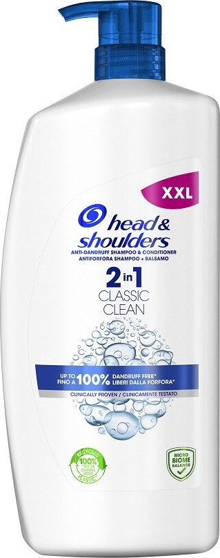 Head & Shoulders Classic Clean 2v1 Šampon a balzám na vlasy 900ml