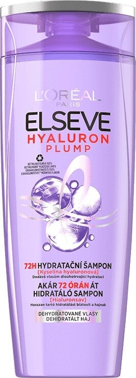 L´Oréal Paris Elseve Hyaluron Plump šampon 400ml - balení 2 ks