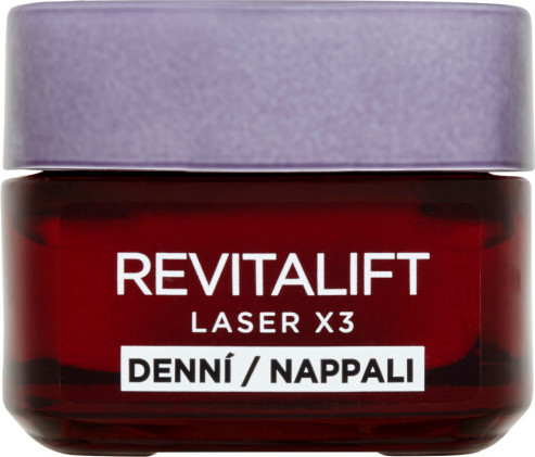 L´Oréal Paris Revitalift Laser X3 intenzivní denní péče proti stárnutí pleti 50 ml - balení 2 ks