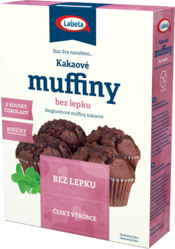 Labeta Kakaové muffiny bez lepku 300g