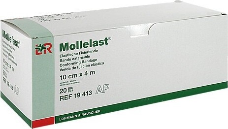 Mollelast Obinadlo elastické fixační 10cm x 4m