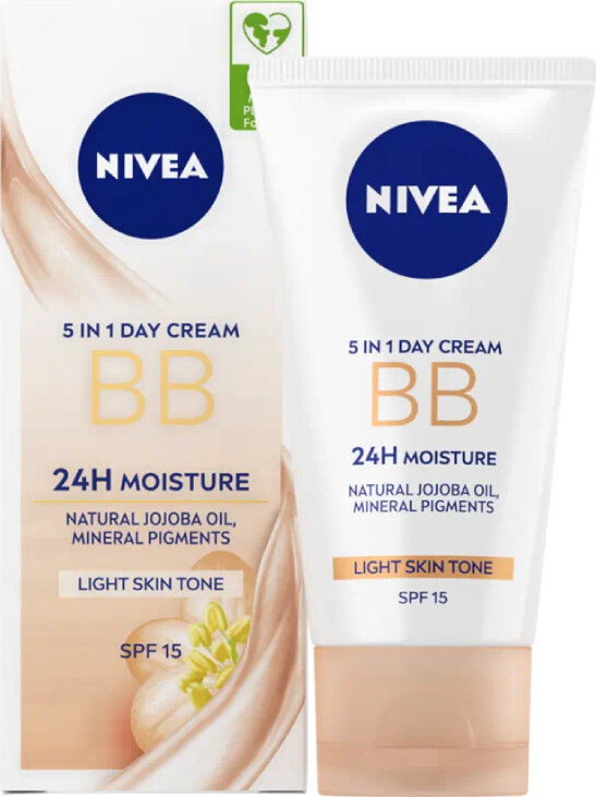 NIVEA BB hydratační denní krém 5v1 světlý 50ml