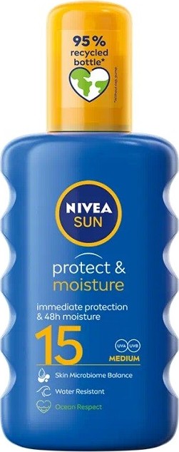 NIVEA SUN Sprej na opalování OF15 200 ml