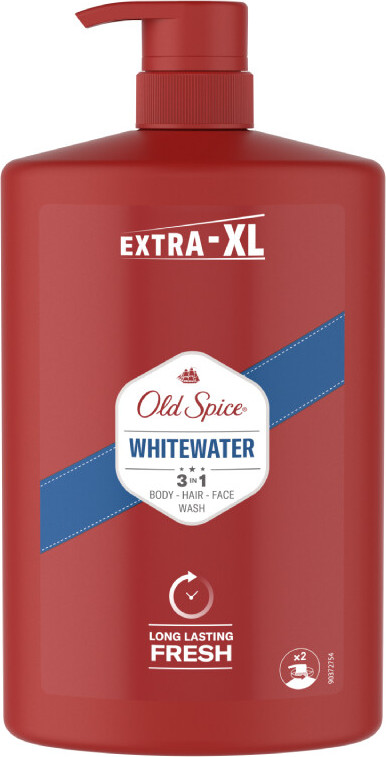 Old Spice Whitewater Sprchový gel a šampon 3v1 1000 ml