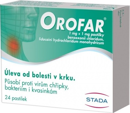 OROFAR 1MG/1MG pastilka 24