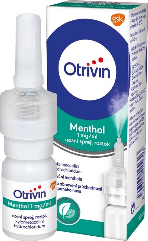 OTRIVIN MENTHOL 1MG/ML nosní podání sprej