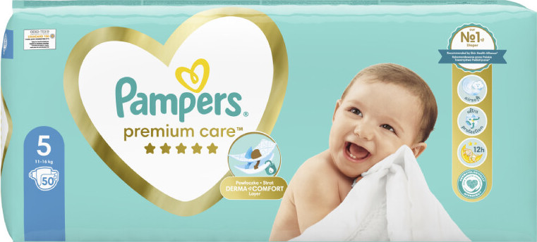 Pampers Premium Care plenky velikost 5 50ks