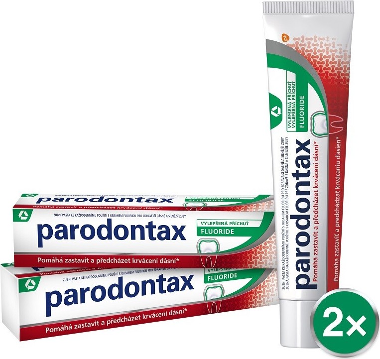 Parodontax Fluoride zubní pasta 75ml - balení 2 ks