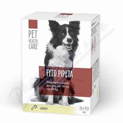 PET HEALTH CARE Fytopipeta pes 10-20 kg 3x 10 ml